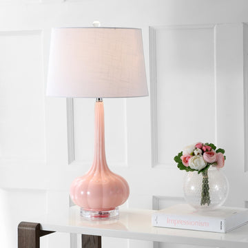 Bette 28.5" Glass Teardrop LED Table Lamp - JONATHAN Y